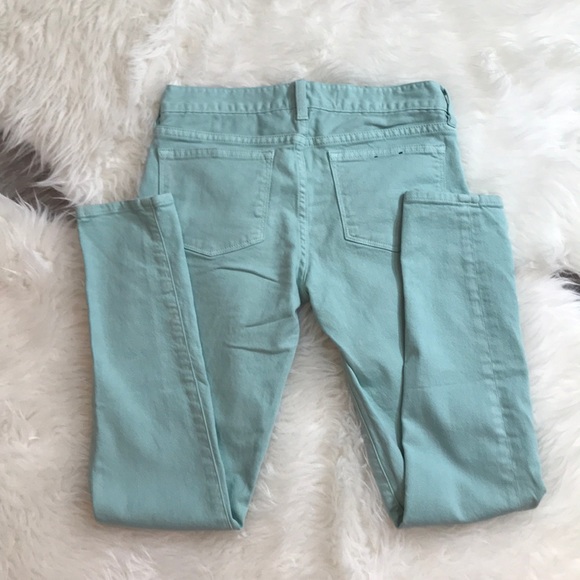 J. Crew Toothpick Ankle Jean in Mint Green - Picture 5 of 5